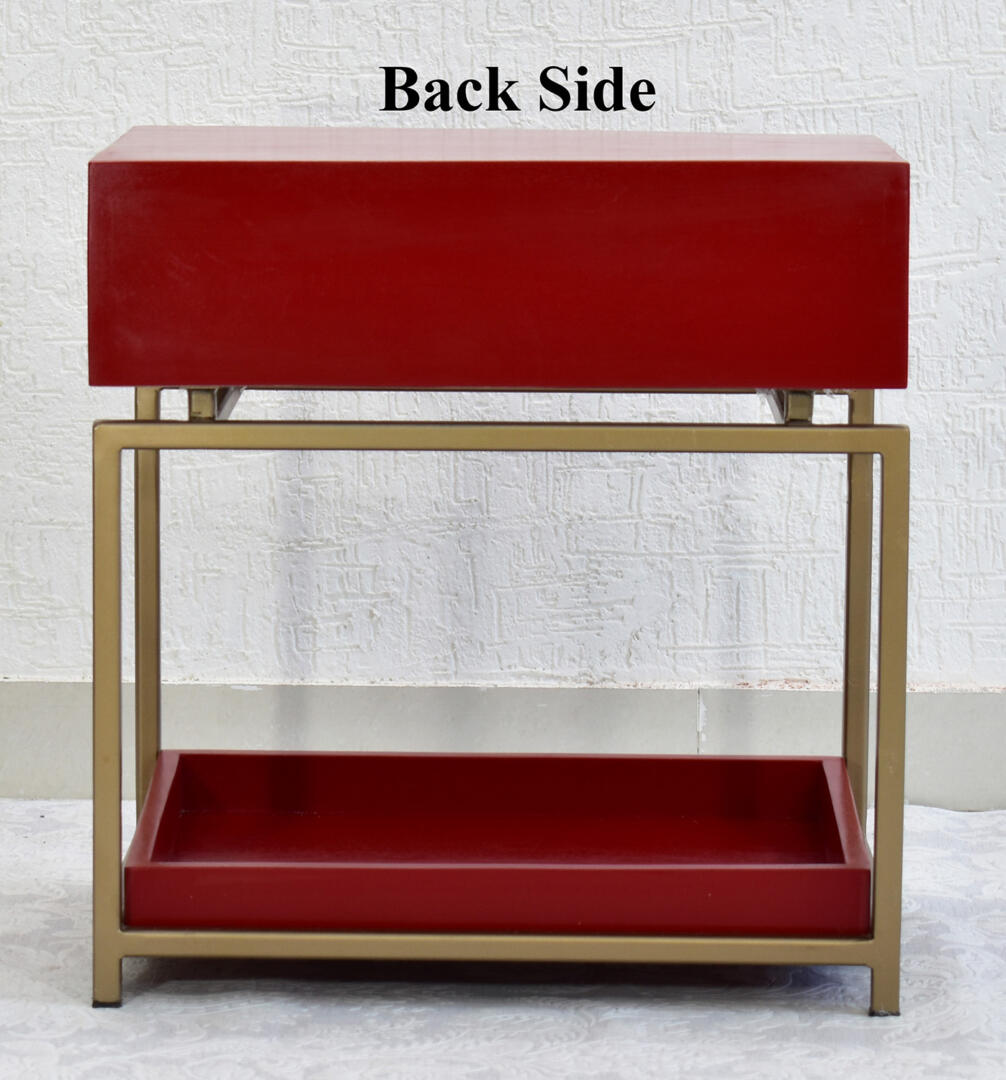 SamDecors-Red EVE Side Table